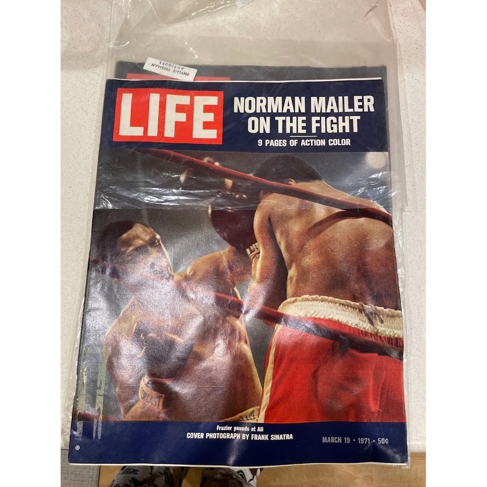 LIFE Magazine March 19 1971 Ali vs Frazier Sinatra Mailer Good Vintage Boxing